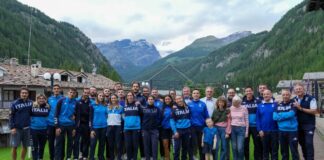 Parigi2024: La sciabola azzurra in ritiro ad Ayas