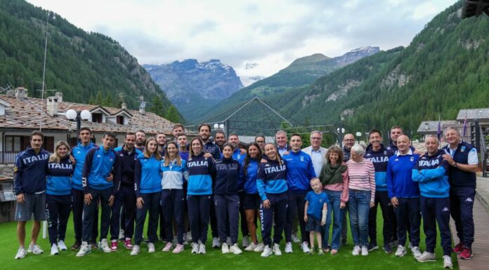 Parigi2024: La sciabola azzurra in ritiro ad Ayas