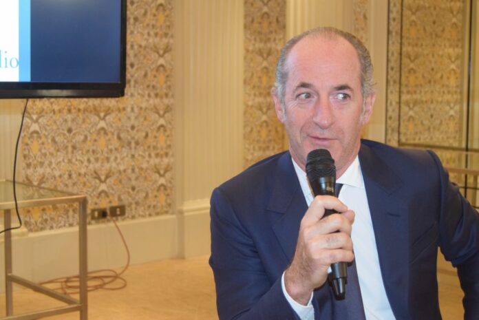 ROMA - Presentato all'Hotel de Russie il libro del presidente della Regione Veneto Luca Zaia
