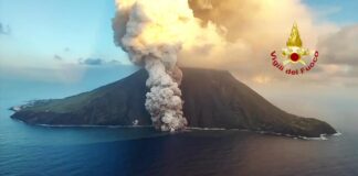 Allerta rossa per il vulcano Stromboli