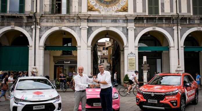Suzuki auto ufficiale del Giro d’Italia Women