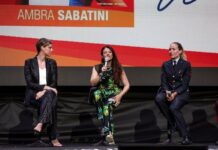 Giusy Versace tornata al 28° Premio Fair Play Menarini