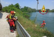 Cassano D’Adda, proseguono ricerche uomo scomparso dopo tuffo in acqua