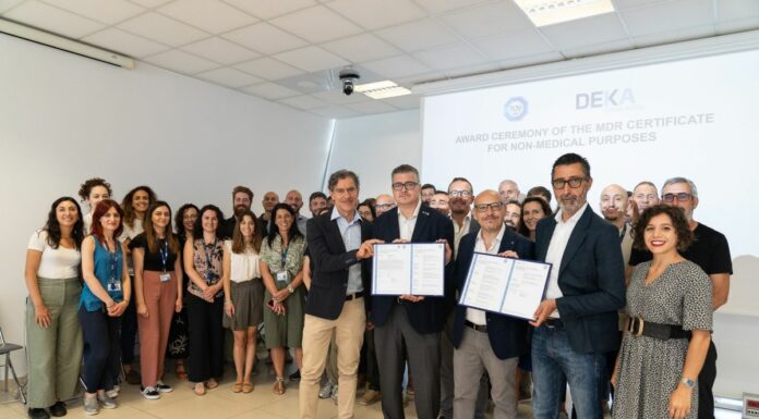 DEKA tra i primi al mondo certificati MDR per scopi anche non medici