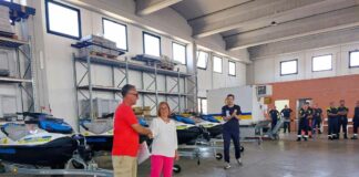 Consegnate nuove moto d’acqua e gommoni a Odv di Protezione civile