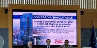 Lombardia, Moody’s conferma rating Baa2 stabile nel 2024