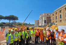 Giubileo, abbattuto il diaframma nel sottopasso di Piazza Pia a Roma
