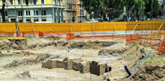 Roma, da scavi a S.G. Laterano emergono mura medievali Patriarchio