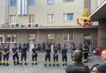 I Vigili del Fuoco di Milano ricordano i colleghi deceduti a Nova Siri