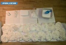 Milano, lavoravano cocaina in casa. Arrestate tre persone