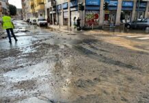 Milano, si rompe tubo dell’acqua. Strade allagate e traffico in tilt