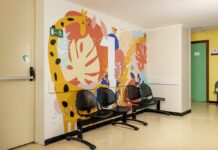 Milano, clinica De Marchi più bella grazie a grafiche donate da Roland