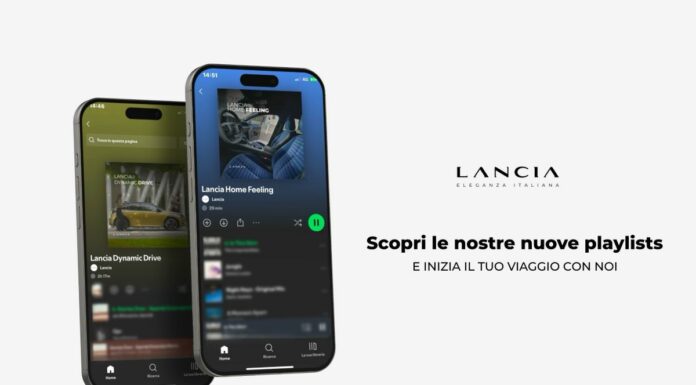 Nuova Lancia Ypsilon, due playlist dedicate su Spotify