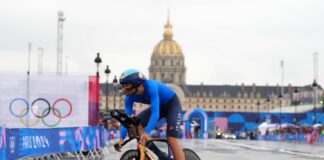 Ganna argento nella crono, prima medaglia italiana a Parigi