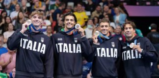 Bronzo per la staffetta azzurra 4×100