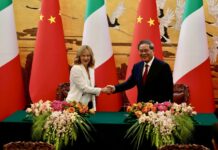 Meloni “Rafforzare il partenariato tra Italia e Cina”