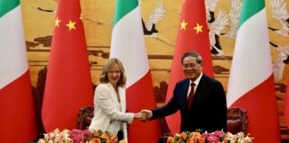 Meloni “Rafforzare il partenariato tra Italia e Cina”