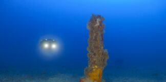 Un’ancora di età romana trovata nei fondali di Palinuro