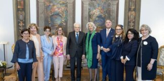 Delegazione di Europa Donna Italia ricevuta da Mattarella al Quirinale