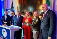 Riconoscimento del Niaf al generale italoamericano Cavoli