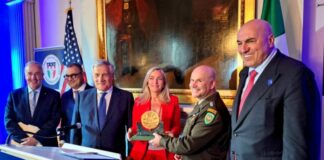 Riconoscimento del Niaf al generale italoamericano Cavoli