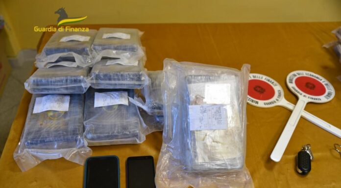 Avellino, sequestrati 20 kg di cocaina, arrestati due corrieri