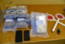 Avellino, sequestrati 20 kg di cocaina, arrestati due corrieri