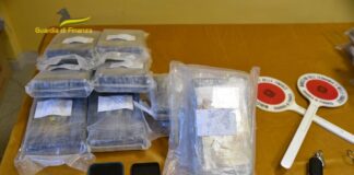 Avellino, sequestrati 20 kg di cocaina, arrestati due corrieri