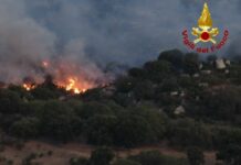 Riparte incendio Calangianus a cinque giorni da inizio rogo