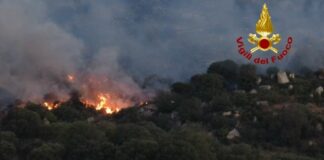 Riparte incendio Calangianus a cinque giorni da inizio rogo
