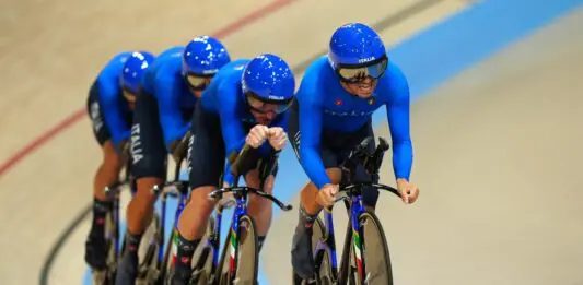Mondiali ciclismo su pista, Italia d’argento a Shanghai nell’inseguimento a squadre maschile