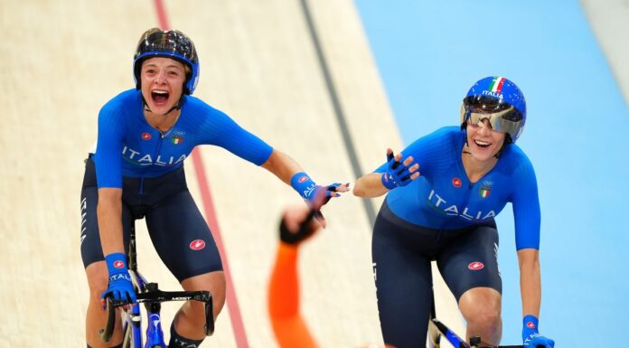 Tandem d’oro, Consonni e Guazzini vincono la Madison a Parigi