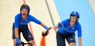 Tandem d’oro, Consonni e Guazzini vincono la Madison a Parigi
