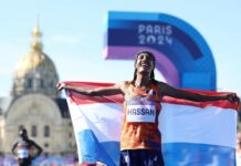 Oro nella maratona donne, per Hassan Olimpiade leggendaria