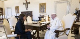 Cattolica, la rettrice Beccalli in udienza da Papa Francesco