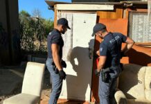 Sgomberata baraccopoli sotto il cavalcavia della via Portuense a Roma