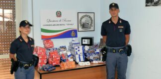 Sequestrati 213 chili di hashish alle porte di Roma, un arresto