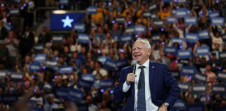 فالز يقبل الترشح لمنصب نائب الرئيس مع هاريس