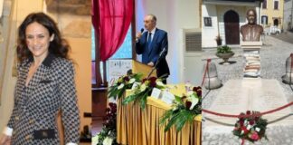 La città di Pescina inaugura il busto bronzeo di Ignazio Silone
