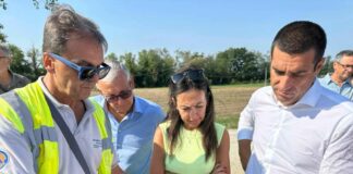 Post Alluvione, sopralluogo Priolo ai cantieri nel ravennate
