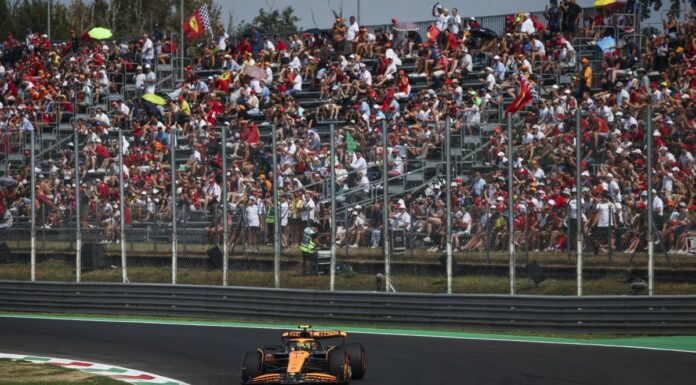 Norris in pole a Monza e prima fila McLaren, 4° Leclerc e 5° Sainz