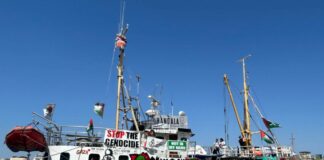 La Flottiglia per la Libertà di Gaza approda a Malta