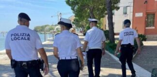 Sopralluogi della polizia locale di Venezia nella zona di Cannaregio
