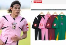 Riproduzione maglia Palermo 2006-2007 nella nuova collezione Supreme