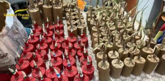 Sequestrati a Foggia 500 chili di esplosivi, droga e denaro