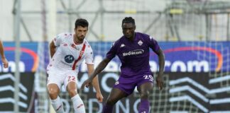Monza avanti di due gol, Fiorentina 2-2 al 96′ con Gosens