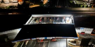 Varato nuovo cavalcavia dello svincolo di Dalmine della A4