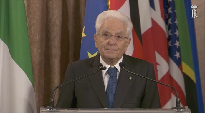 Mattarella “Nessun Paese può risolvere da solo questioni globali”