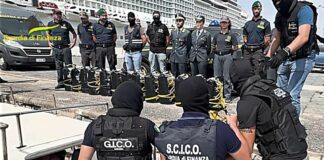Sequestrati a Catania 540 kg di coca per oltre 100 milioni di euro, 5 arrestati