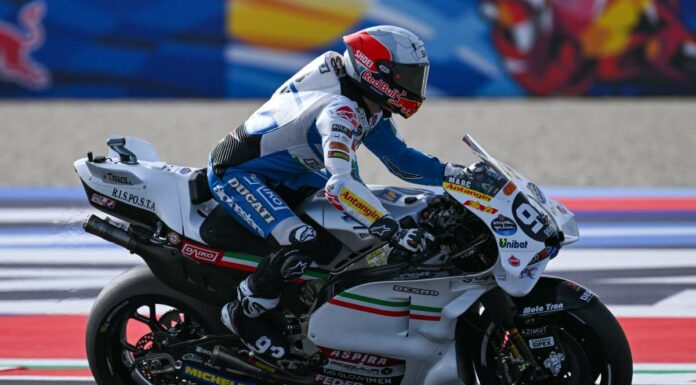 Marc Marquez trionfa a Misano su Bagnaia e Bastianini
